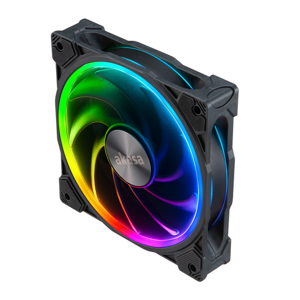 [AK-FN108] Akasa SOHO AR Case per computer Ventilatore 12 cm Nero, Trasparente 1 pz