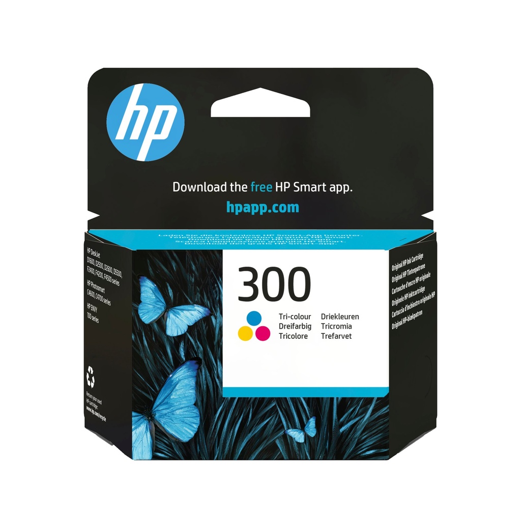 [CC643EE] Cartuccia HP d'inchiostro differenti colori CC643EE 300 165 pagine