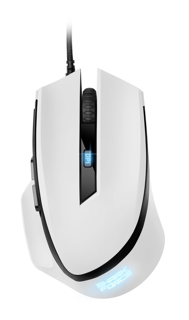 [4044951030446] Sharkoon SHARK Force II mouse Gaming Mano destra USB tipo A Ottico 4200 DPI