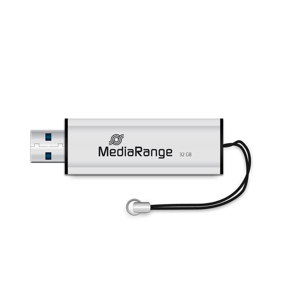 [MR916] MediaRange MR916 unità flash USB 32 GB USB tipo A 3.2 Gen 1 (3.1 Gen 1) Nero, Argento
