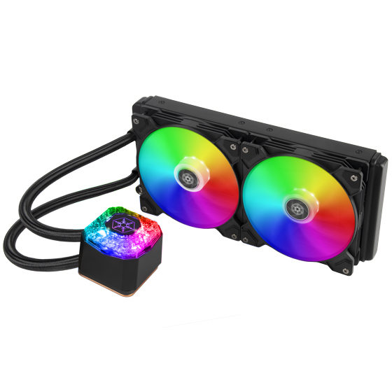 [SST-IG280-ARGB] Silverstone IceGem 280 Processore Kit di raffreddamento a liquido 14 cm Nero