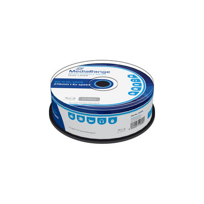 [MR508] MediaRange MR508 disco vergine Blu-Ray BD-R DL 50 GB 25 pz