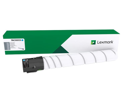 [76C00C0] Lexmark 76C00C0 cartuccia toner 1 pz Originale Ciano