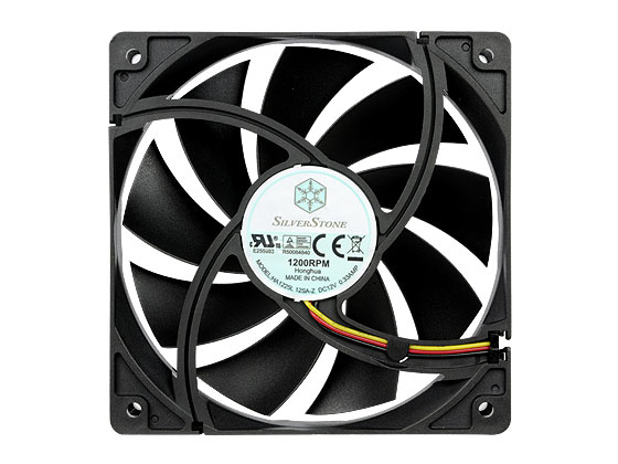 [SST-FN121-P] Silverstone FN121-P Case per computer Ventilatore 12 cm Nero