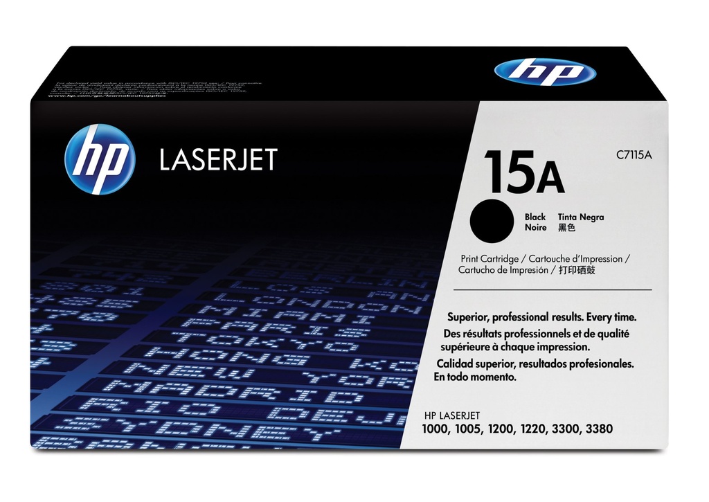 [C7115A] HP Cartuccia Toner originale nero LaserJet 15A