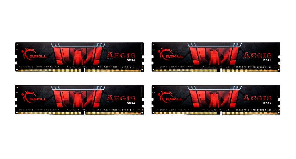 G.Skill Aegis F4-3200C16Q-64GIS memoria 64 GB 4 x 16 GB DDR4 288-pin DIMM