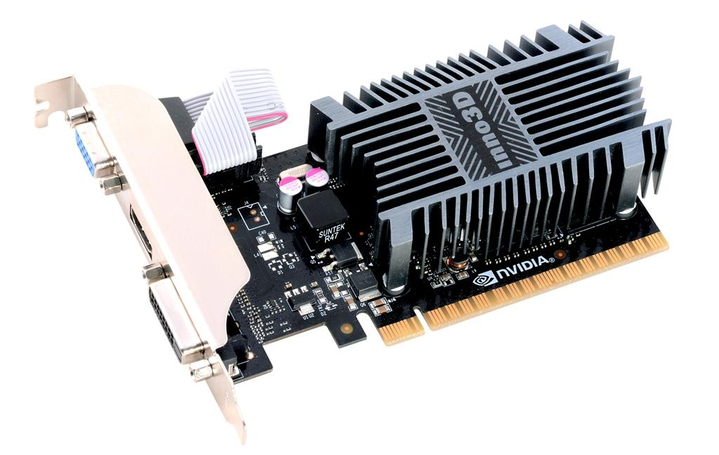 [N710-1SDV-E3BX] INNO3D GT 710 SDDR3 LP NVIDIA GeForce GT 710 2 GB GDDR3