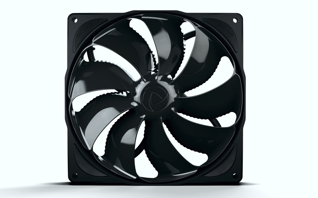 [ITR-B14-PS-BL] Noiseblocker B14-PS-BL Case per computer Ventilatore 14 cm Nero