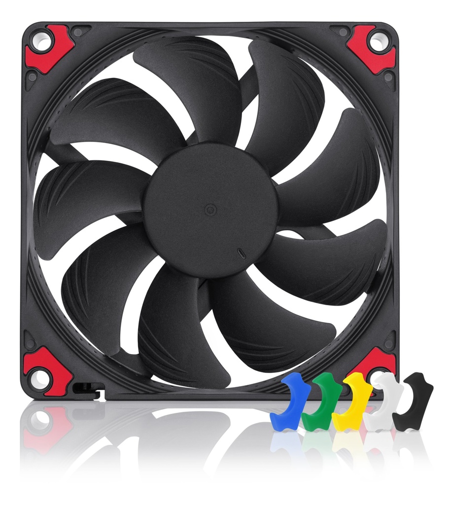 [NF-A9x14 HS-PWM CH.BK.S] Noctua NF-A9X14 HS-PWM CH.BK.S sistema di raffreddamento per computer Case per computer Ventilatore 9,2 cm Nero