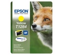 ORIGINAL Epson Cartuccia d'inchiostro giallo C13T12844012 T1284 ~225 Seiten 3,5ml