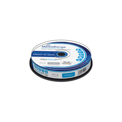 [MR509] MediaRange MR509 disco vergine Blu-Ray BD-R 50 GB 10 pz