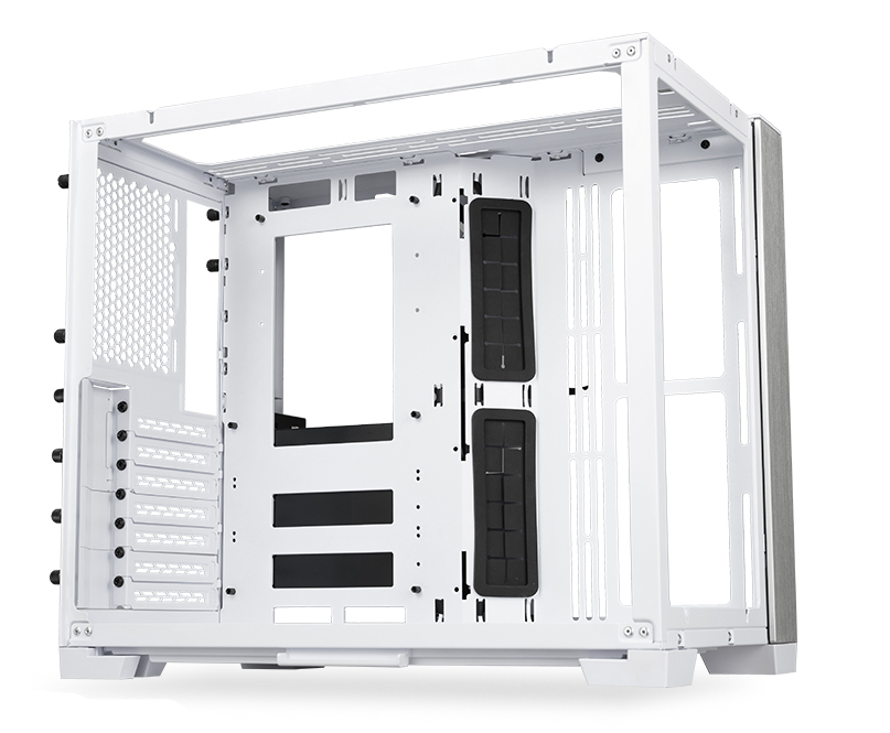 Case Lian Li O11 Dynamic Mini Snow Edition midi-tower Vetro Temperato bianco