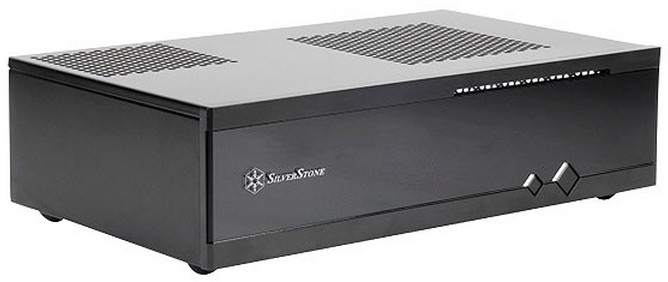 Case SilverStone SST-ML05B Milo HTPC Nero