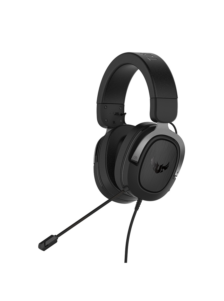 [90YH028G-B1UA00] ASUS TUF Gaming H3 Auricolare Cablato A Padiglione Nero, Grigio