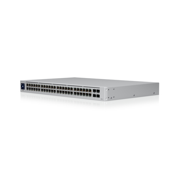 [USW-48-POE] Ubiquiti UniFi USW-48-POE switch di rete Gestito L2 Gigabit Ethernet (10/100/1000) Supporto Power over Ethernet (PoE) 1U Acciaio inox