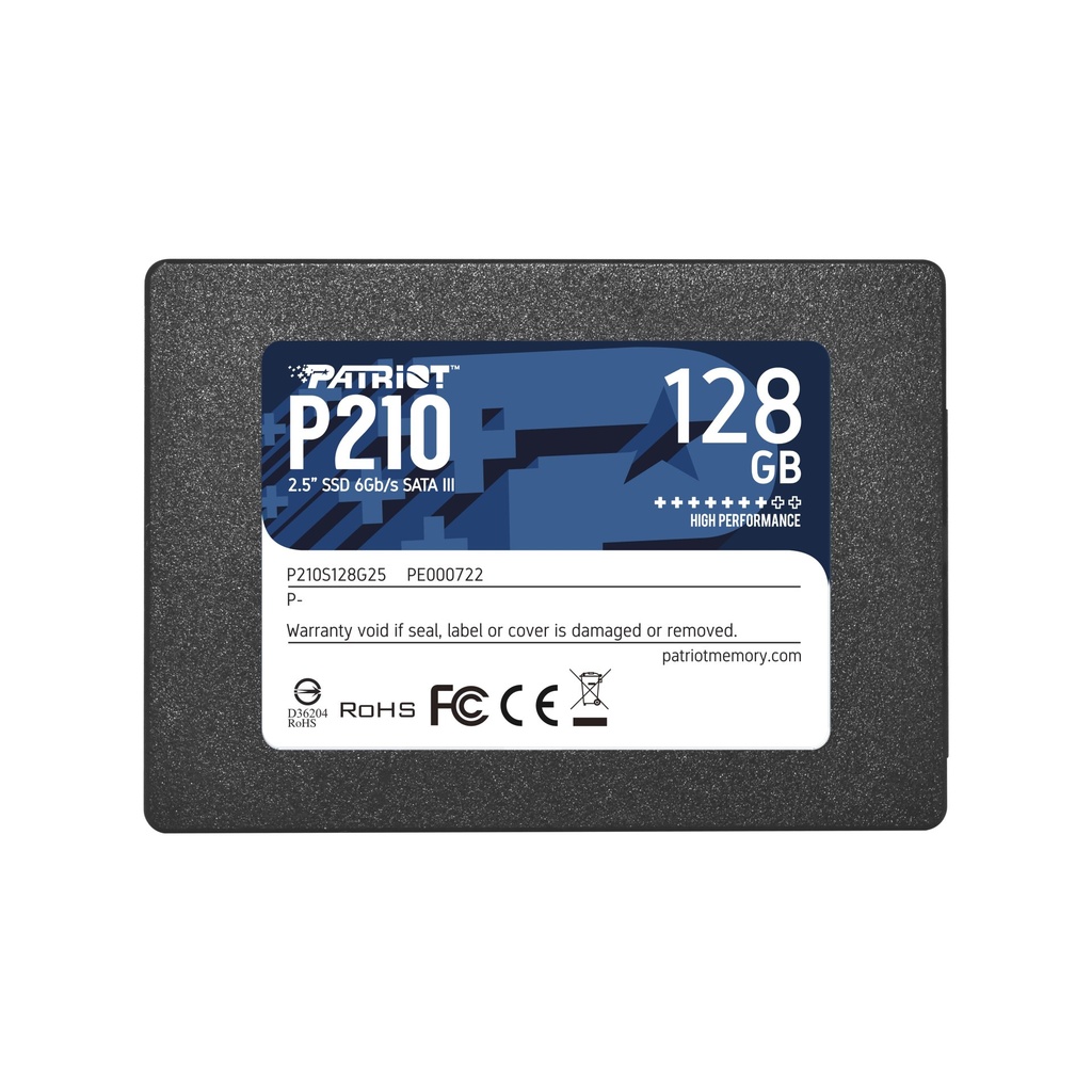 [P210S128G25] SSD SATA III Patriot Memory P210 2.5" 128 GB - SPEDIZIONE IMMEDIATA