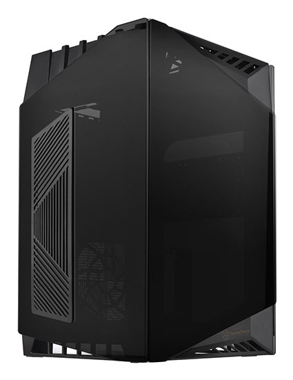 Case SilverStone  SST-LD03B-AF Lucid Mini-ITX  Vetro Temperato Nero
