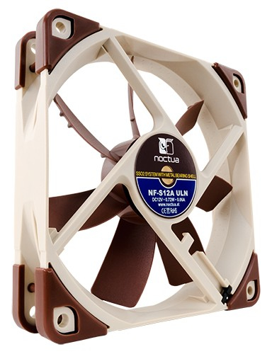 [NF-S12A ULN] Noctua NF-S12A ULN Case per computer Ventilatore 12 cm Beige, Marrone