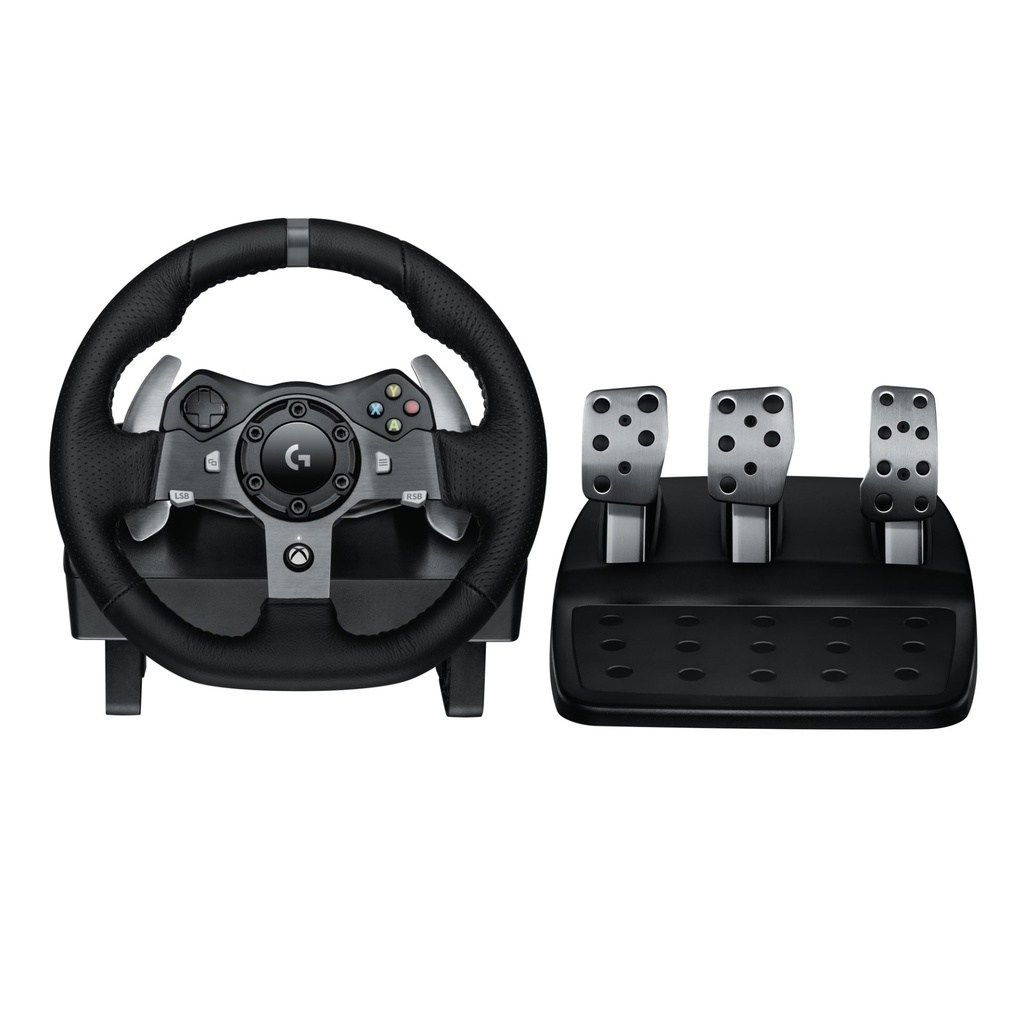[941-000123] Logitech G G920 Driving Force Nero USB Sterzo + Pedali Analogico/Digitale PC, Xbox One, Xbox Series S, Xbox Series X