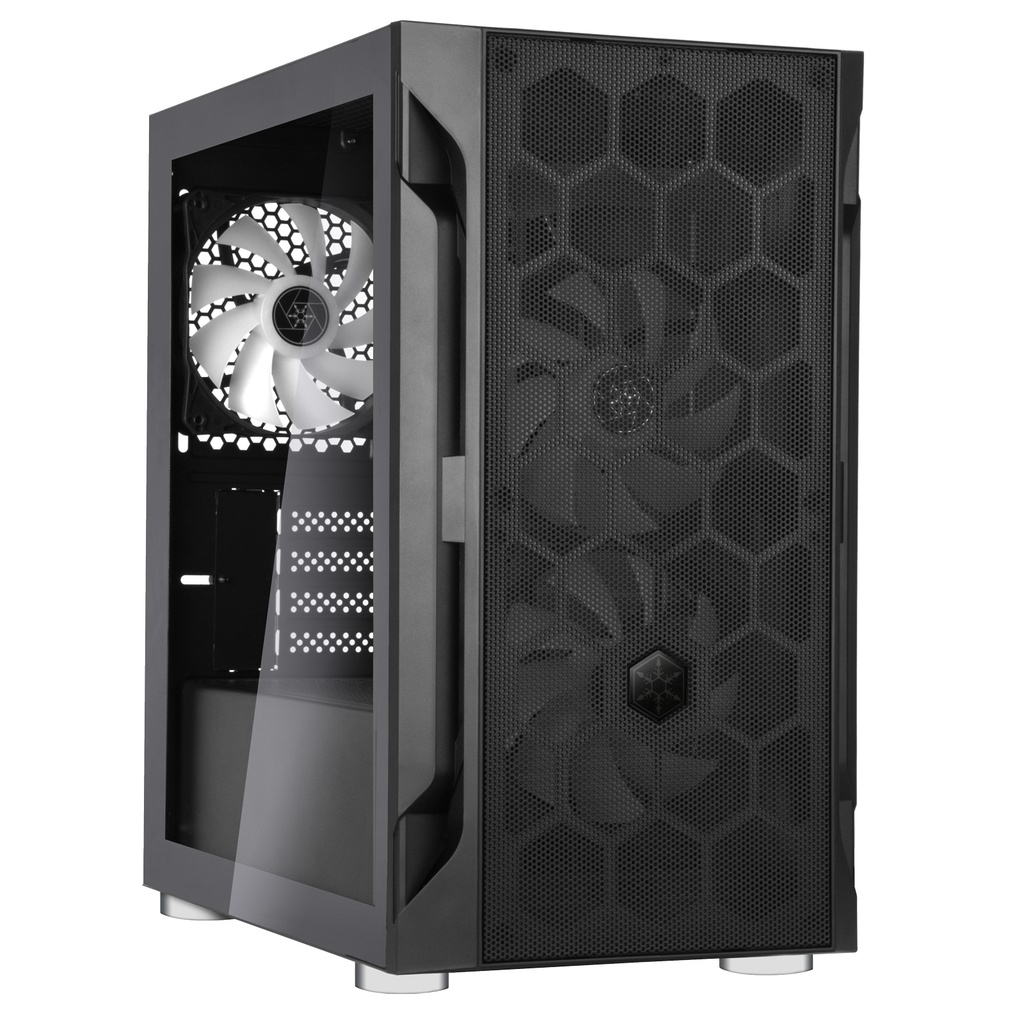 [SST-FAH1MB-PRO] Case SilverStone Fara H1M PRO Micro-ATX ARGB Nero