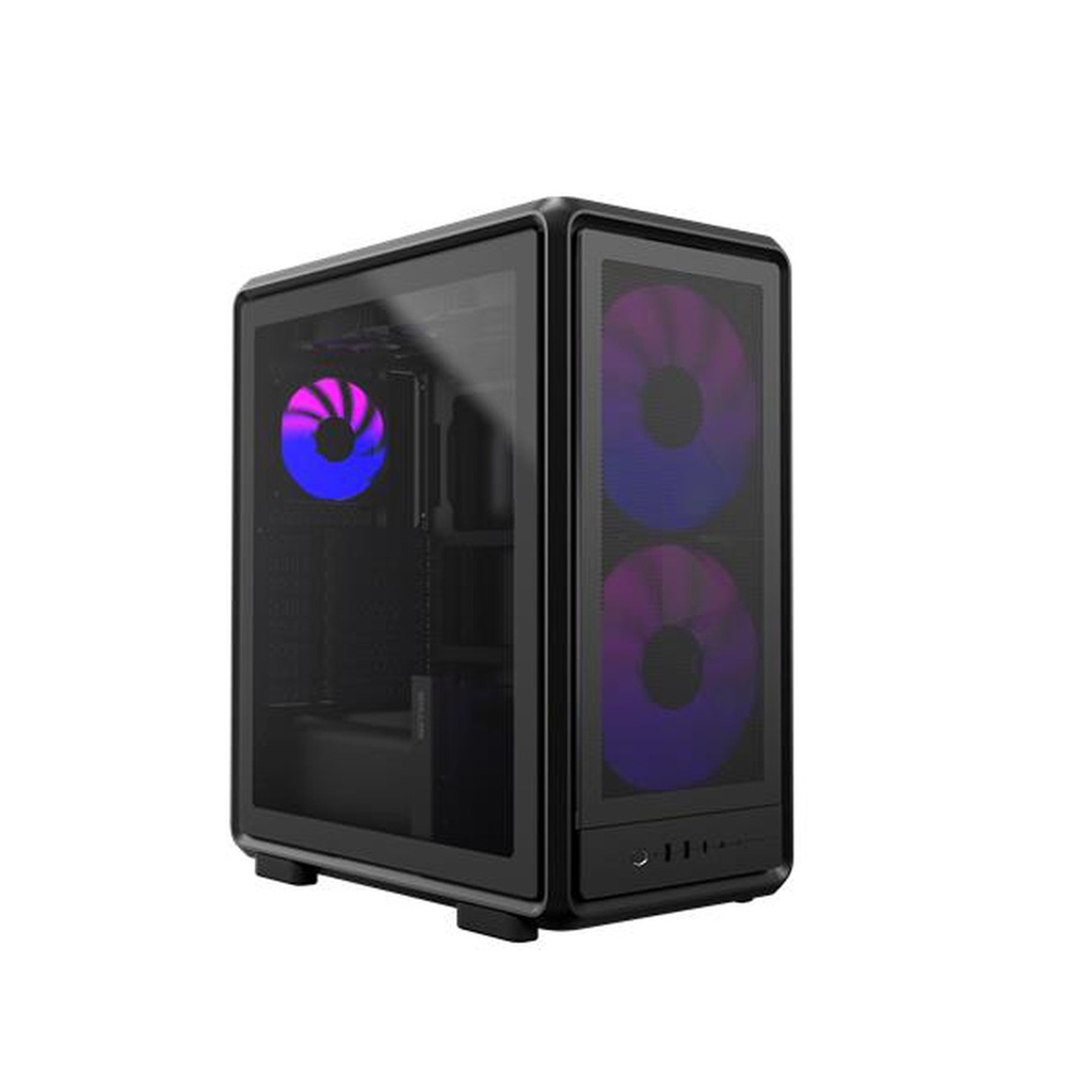Case Cooler Master MasterFrame 500 Mesh Midi Tower Nero, Trasparente
