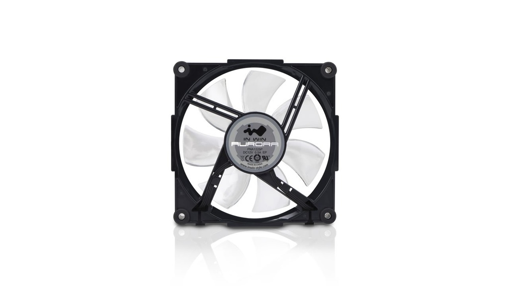 [AURORA BLACK/WHITE] In Win AURORA Case per computer Ventilatore 12 cm Nero, Bianco 1 pz