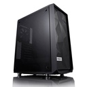 Case Fractal Design Meshify C Midi-Tower Dark Vetro Temperato nero
