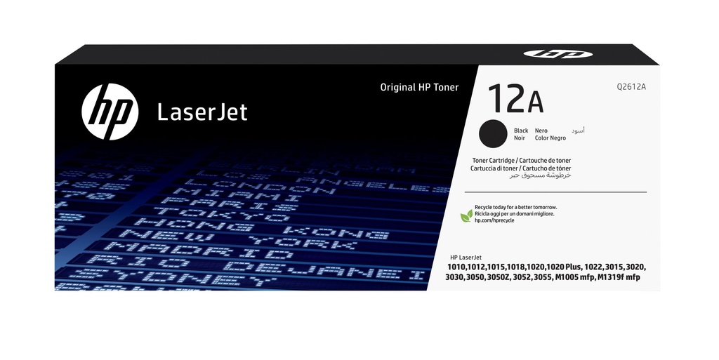 [Q2612A] HP Cartuccia Toner originale nero LaserJet 12A
