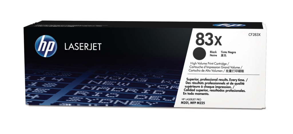 [CF283X] HP Cartuccia toner originale inchiostro nero ad alta capacità LaserJet 83X