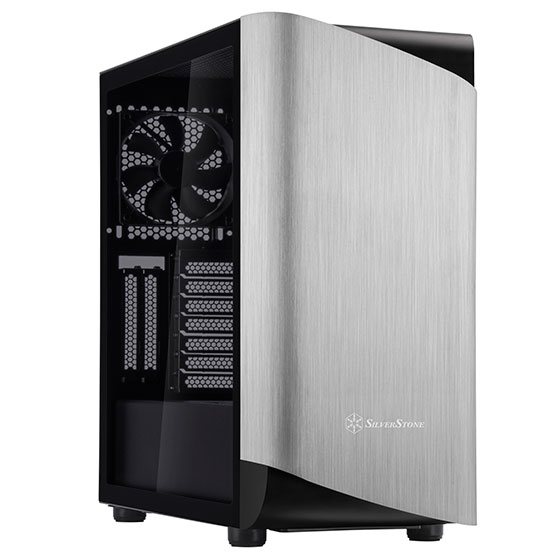 [SST-SEA1SB-G] Case SilverStone Seta A1 Midi-Tower Vetro Temperato Nero Grigio