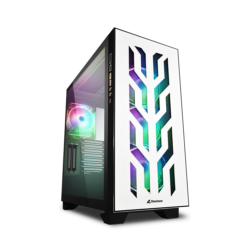 [4044951030415] Case Sharkoon ELITE SHARK CA300T Big-Tower Bianco