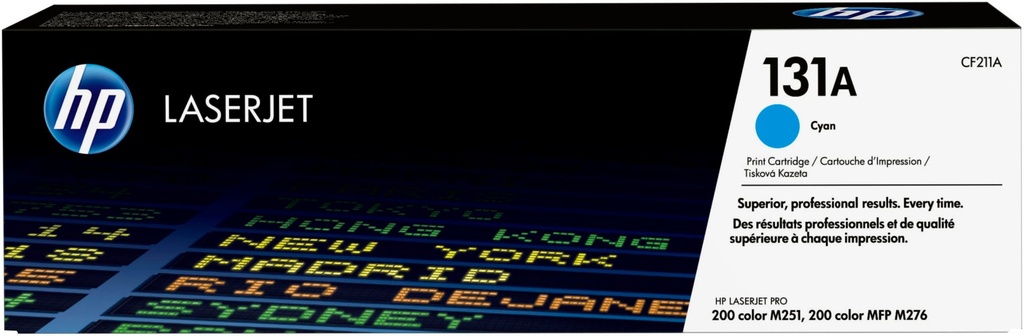 [CF211A] HP Cartuccia Toner originale ciano LaserJet 131A