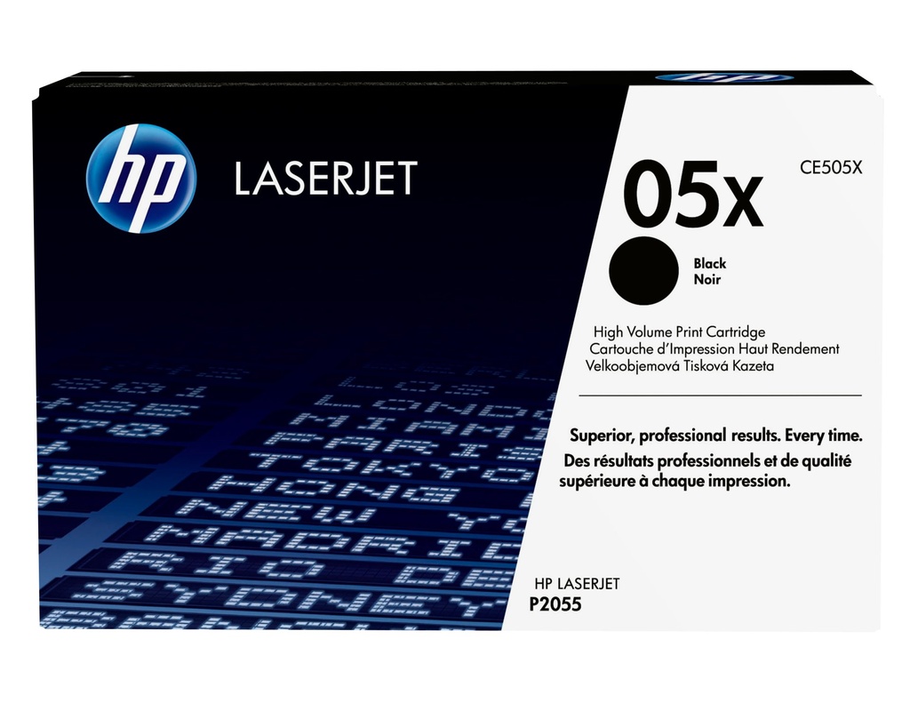 [CE505X] HP Cartuccia Toner originale nero ad alta capacità LaserJet 05X