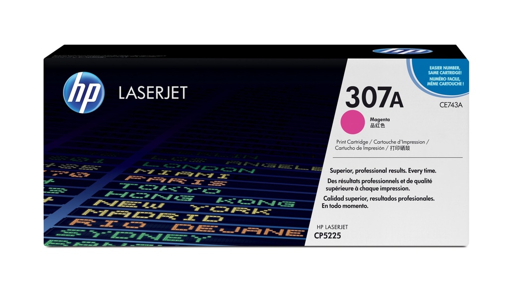 [CE743A] HP Cartuccia Toner originale magenta LaserJet 307A