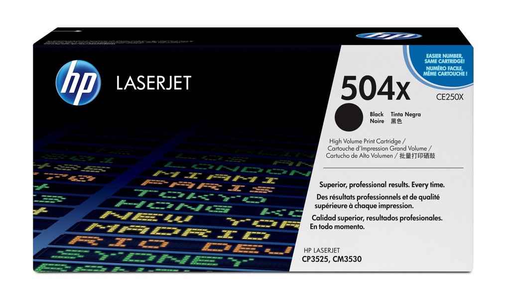 [CE250X] HP Cartuccia Toner originale nero ad alta capacità LaserJet 504X