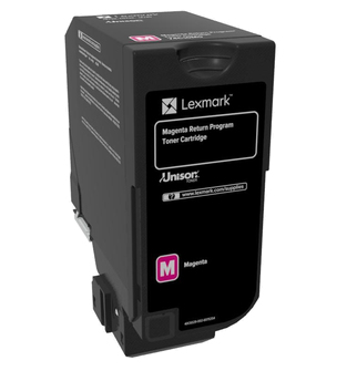 [74C20M0] Lexmark 74C20M0 cartuccia toner 1 pz Originale Magenta