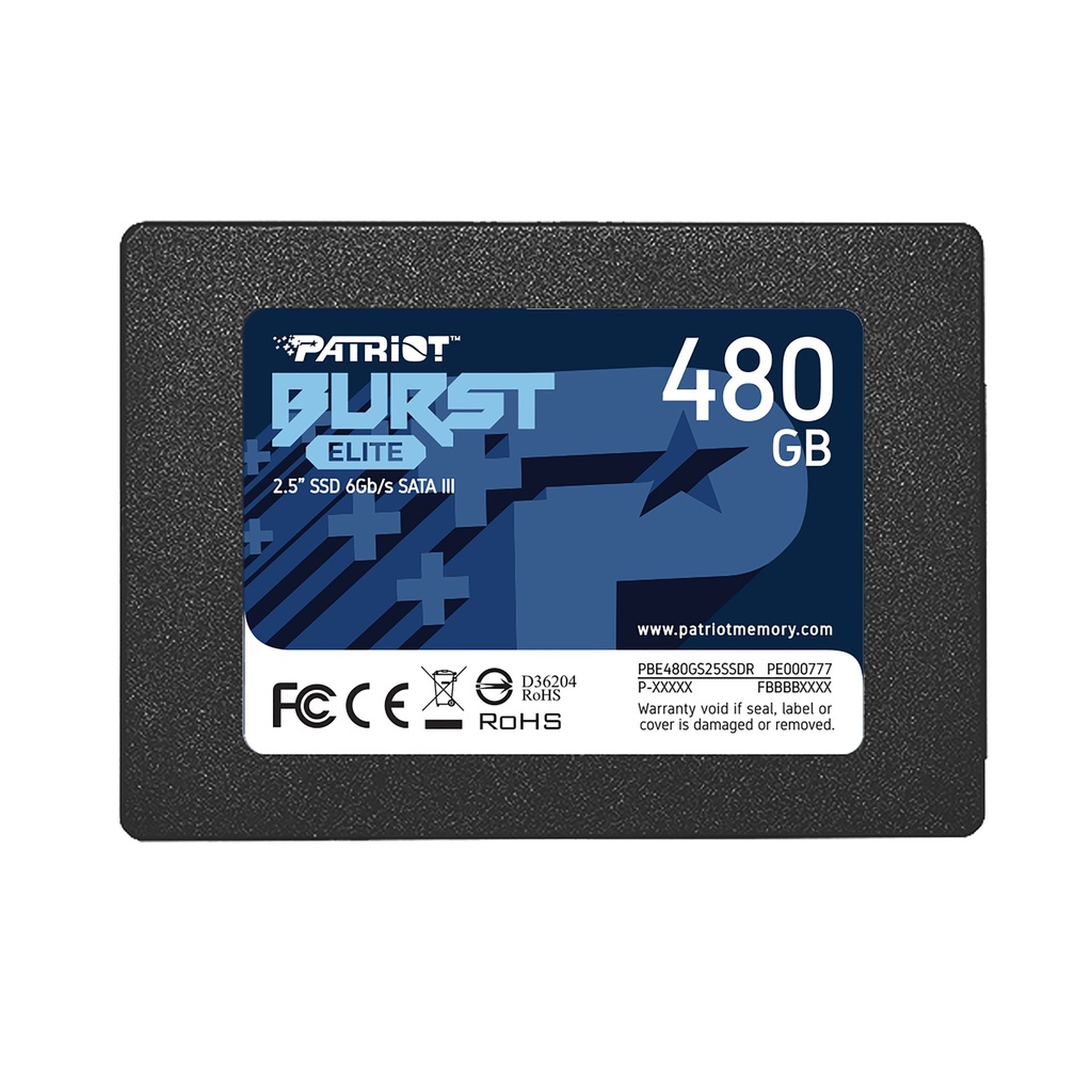 [PBE480GS25SSDR] Patriot Memory Burst Elite 480 GB 2.5" Serial ATA III