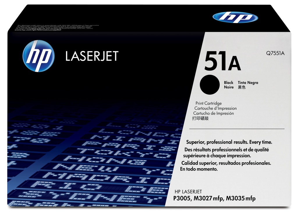 [Q7551A] HP Cartuccia Toner originale nero LaserJet 51A