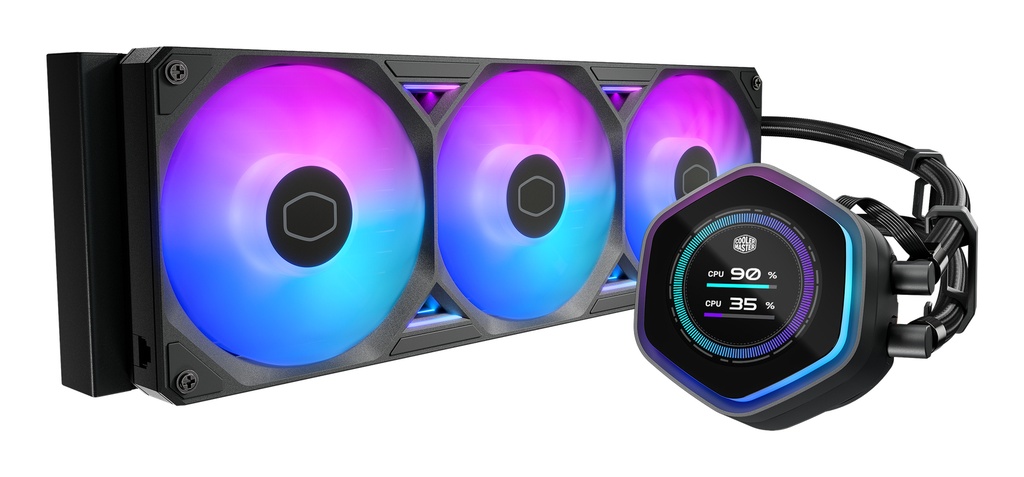 [MLX-D36M-A25SZ-L1] Cooler Master MasterLiquid Atmos II 360 LCD Black Processore Kit di raffreddamento a liquido 12 cm Nero 1 pz