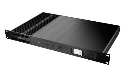Case Akasa Galileo TU1 Thin-Mini-ITX 1U Nero