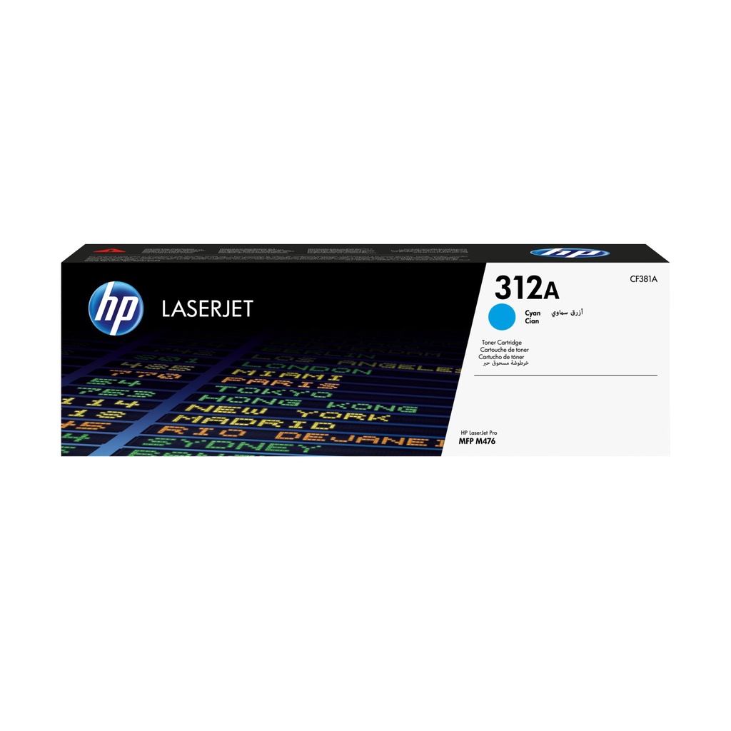 [CF381A] HP Cartuccia Toner ciano LaserJet 312A