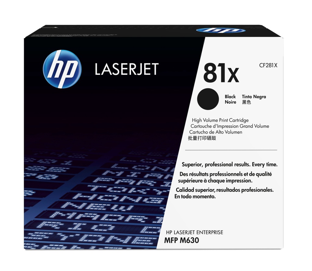 [CF281X] HP Cartuccia toner originale nero 81X LaserJet ad alta capacità
