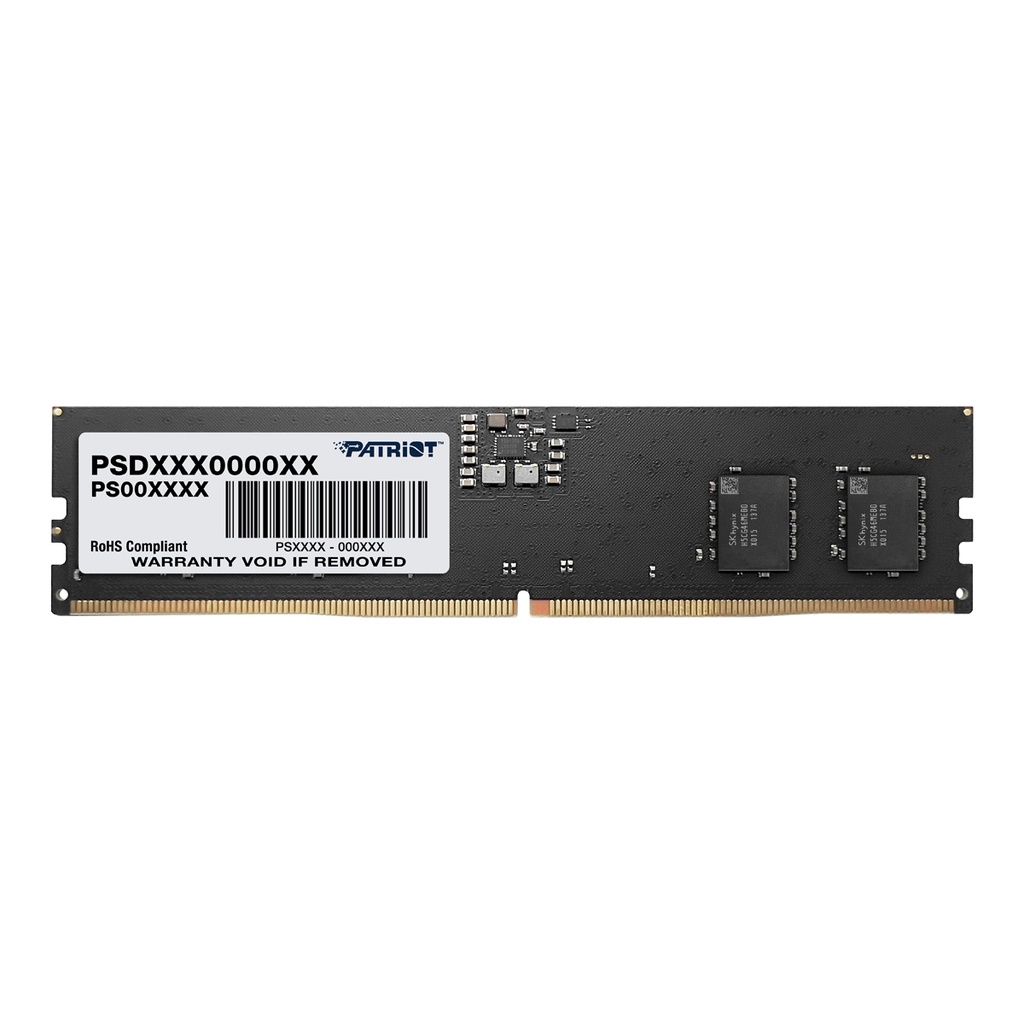 [PSD516G480081] Patriot Memory Signature Line PSD516G480081 memoria 16 GB 1 x 16 GB DDR5 288-pin DIMM Data Integrity Check (verifica integrità dati)
