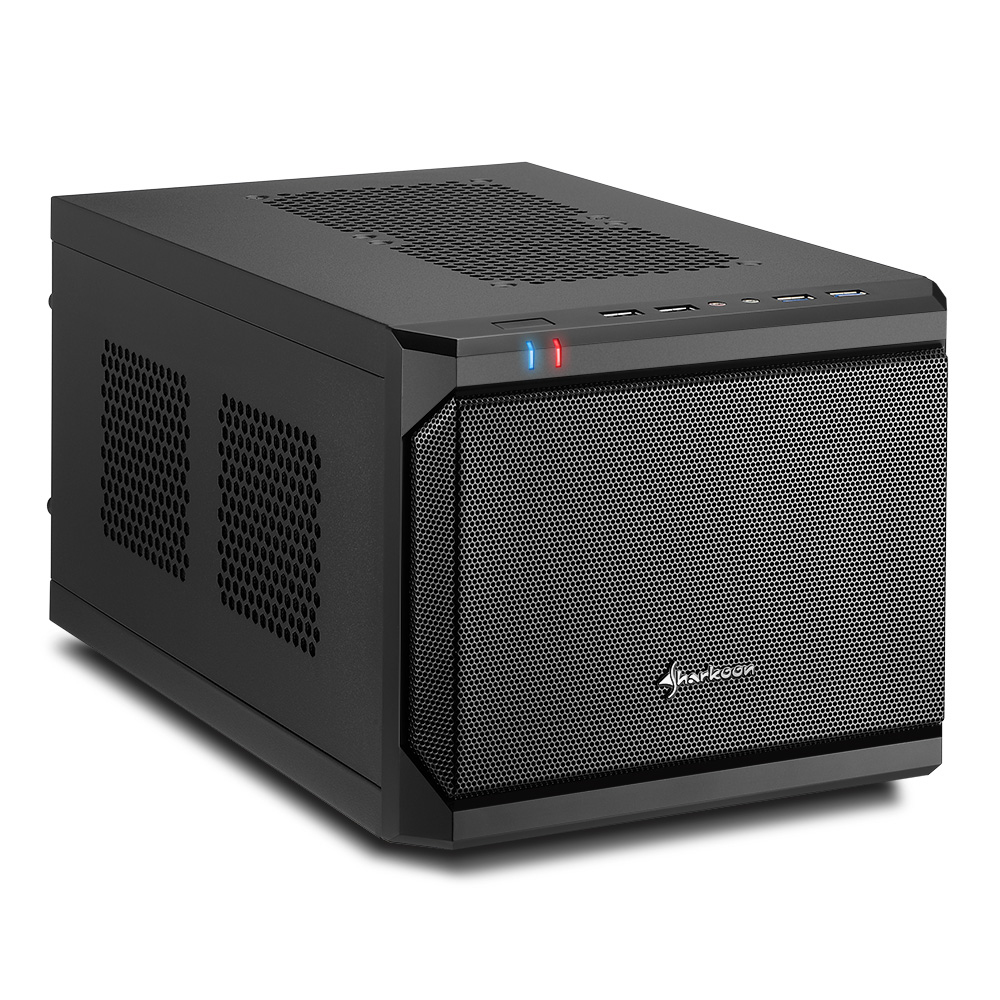 [4044951016433] Case Sharkoon QB One Mini Tower Nero
