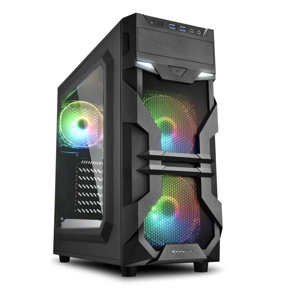 [4044951026869] Sharkoon VG7-W RGB Midi Tower Nero