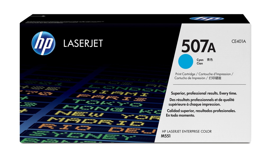 [CE401A] HP Cartuccia Toner originale ciano LaserJet 507A
