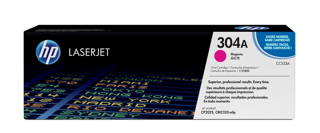 [CC533A] HP Cartuccia Toner originale magenta LaserJet 304A