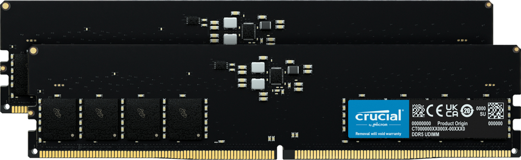 [CT2K32G48C40U5] Crucial CT2K32G48C40U5 memoria 64 GB 2 x 32 GB DDR5 288-pin DIMM