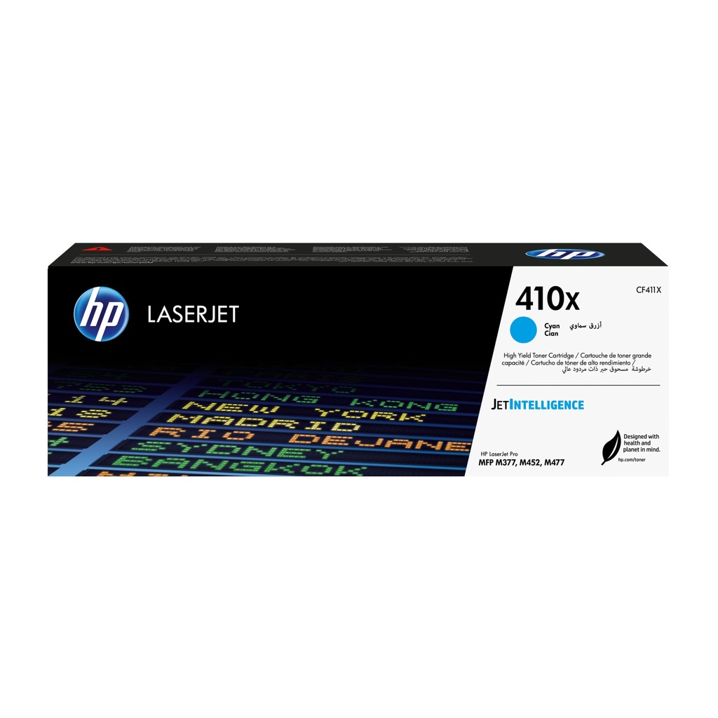 [CF411X] HP Cartuccia Toner originale ciano ad alta capacità LaserJet 410X