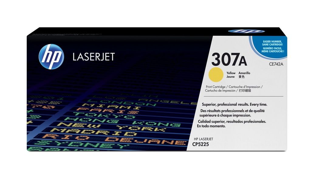 [CE742A] HP Cartuccia Toner originale giallo LaserJet 307A